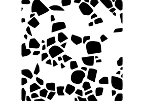 Textura para letreiro 3D: Padrão piso de caquinhos