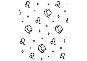 Textura para letreiro 3D: Signo de Leão
