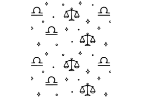 Textura para letreiro 3D: Signo de Libra