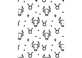 Textura para letreiro 3D: Signo de Touro
