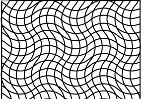 Textura para letreiro 3D: Ondas quadriculadas