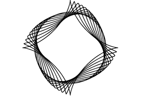 Textura para letreiro 3D: Espiral geométrica