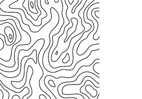 Textura para letreiro 3D: Curvas topográficas densas