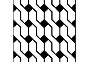 Textura para letreiro 3D: Elos hexagonais