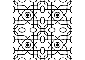 Textura para letreiro 3D: Ornamento retrô