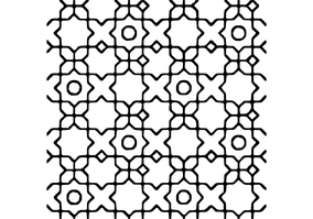 Textura para letreiro 3D: Azulejo floral