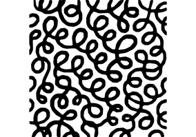 Textura para letreiro 3D: Rabiscos contínuos