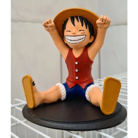 Luffy colecionável 3D - Imagem 5