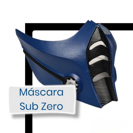 Máscara Sub Zero 3D
