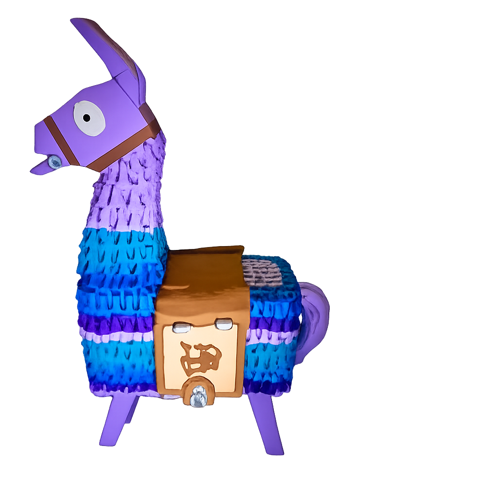 lhama fortnite colecionável 3D