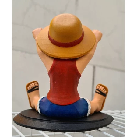 Luffy colecionável 3D - Imagem 7