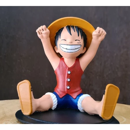 Luffy colecionável 3D - Imagem 8