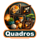 Impressão 3D personalizada com Quadros criativos e exclusivos